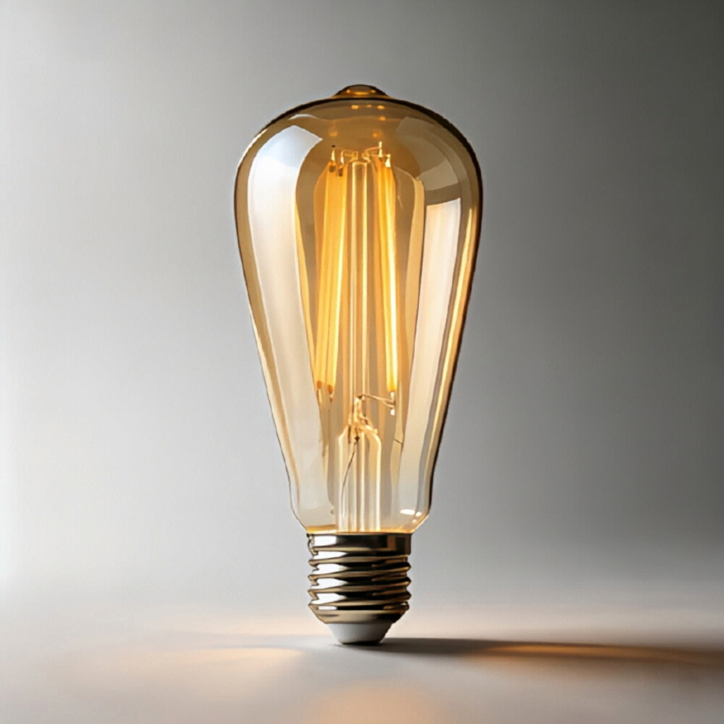 ST64-8W-3000K-GOLDEN GLASS-DIMMABLE-100LM/W-F