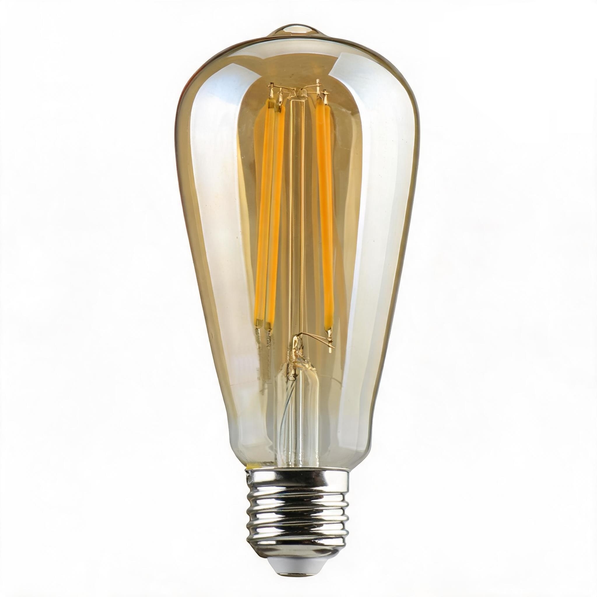 ST64-8W-3000K-GOLDEN GLASS-DIMMABLE-100LM/W-F